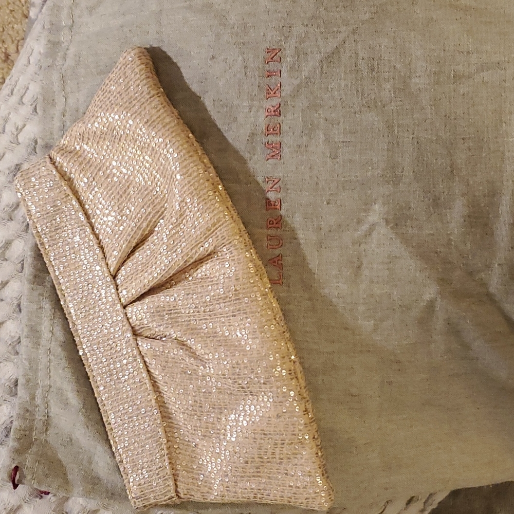 Lauren Merkin Pink Sequin Clutch
